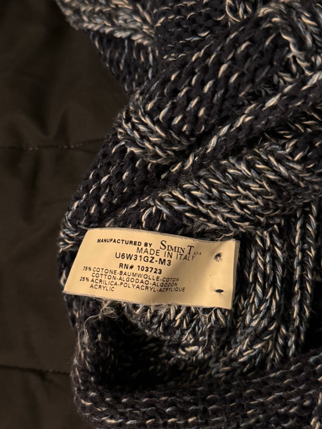 아르마니 진스 이태리 니트 상품이미지5