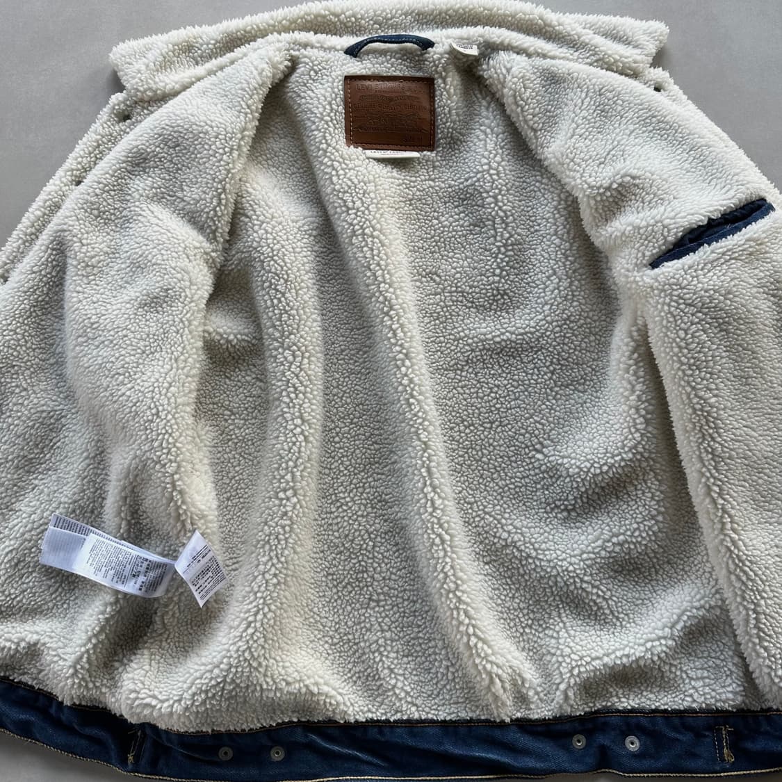 [M]리바이스 프리미엄 BigE 쉐르파 양털 트러커 데님 자켓 상품이미지6