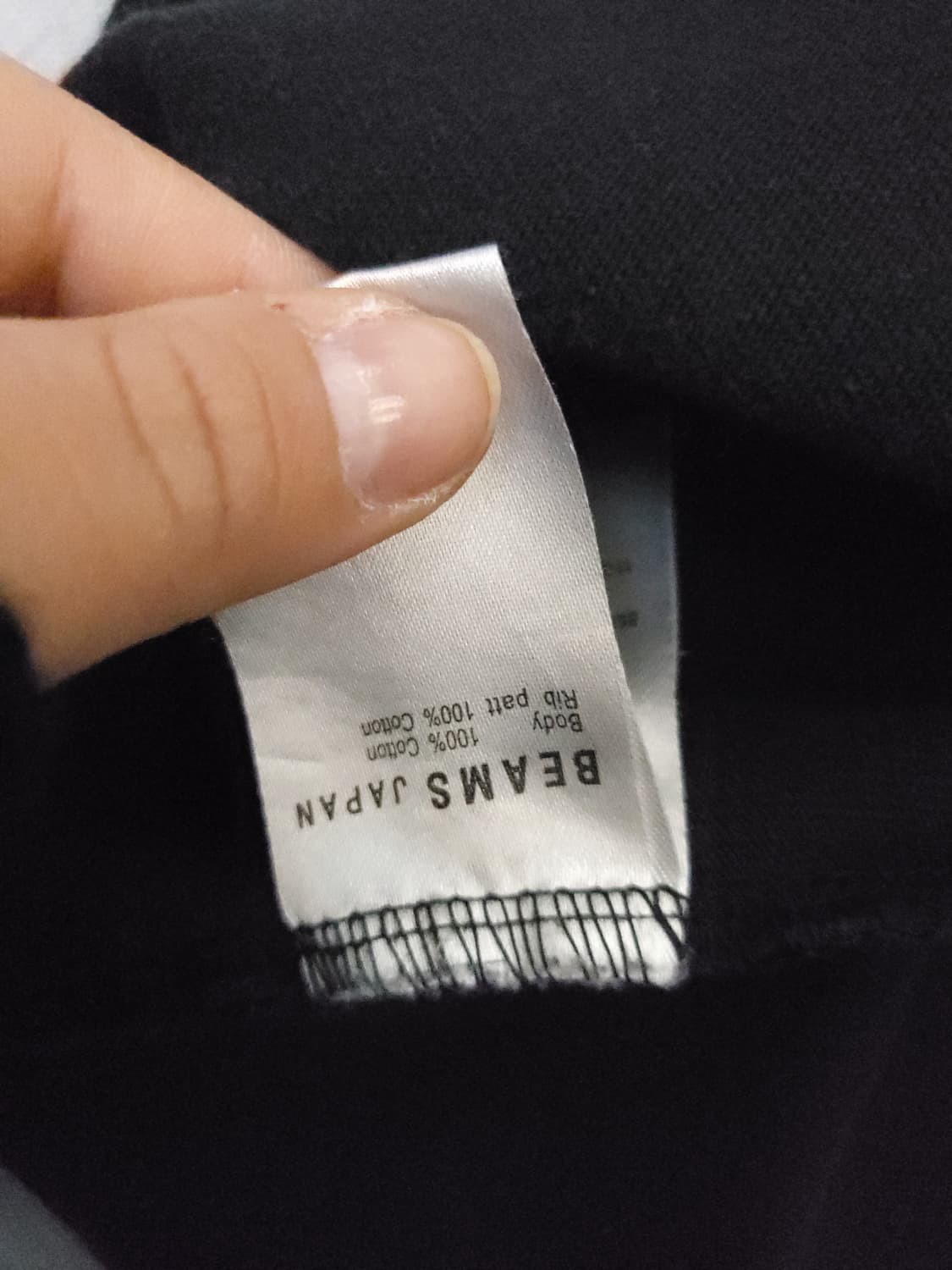 BEAMS  블랙 반팔 티셔츠 m 상품이미지8