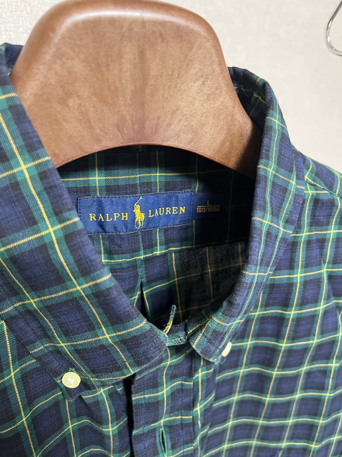 폴로 체크 드레스 셔츠 상품이미지2