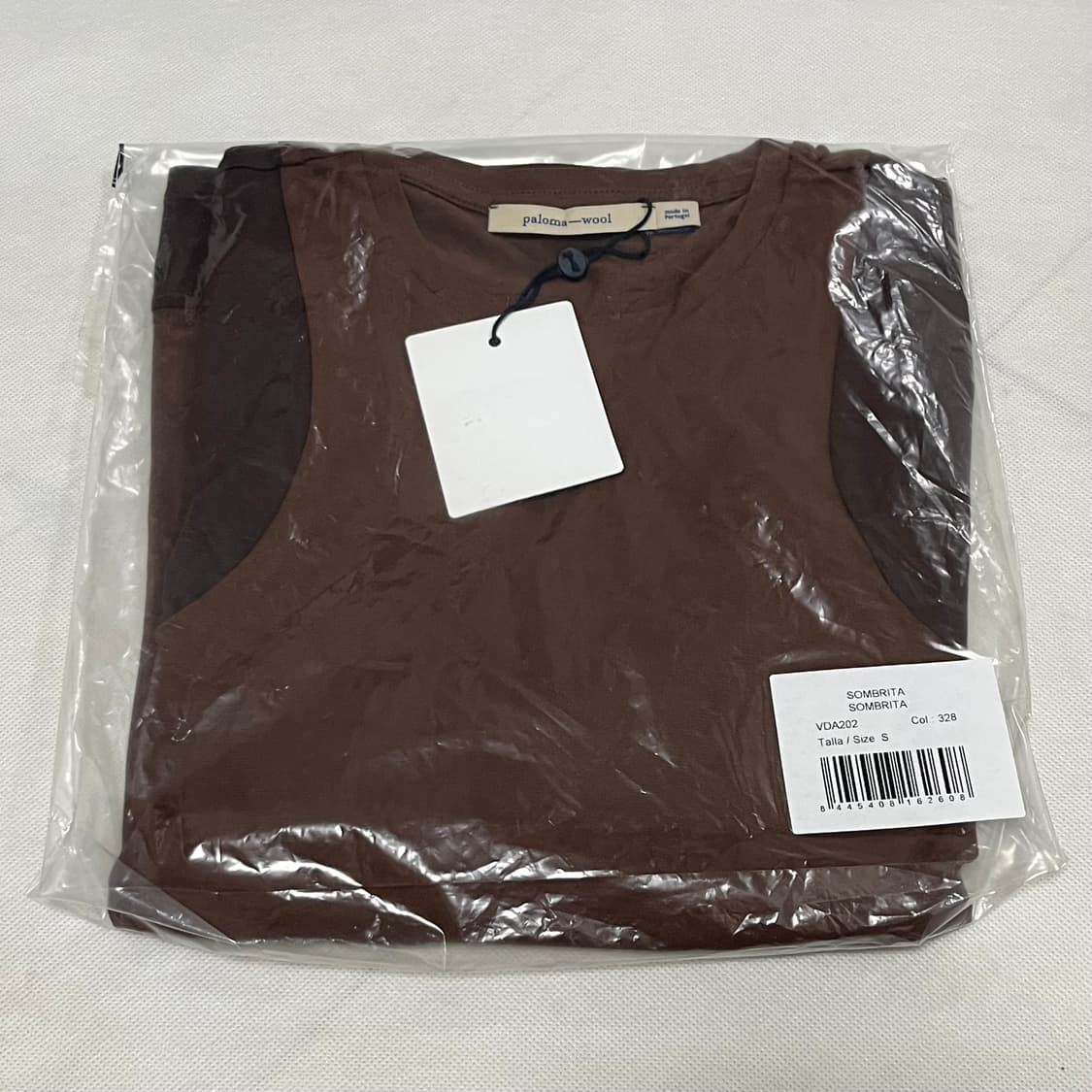 [XS,S,M]팔로마울 Sombrita 롱 슬리브리스 탑/브라운 상품이미지4