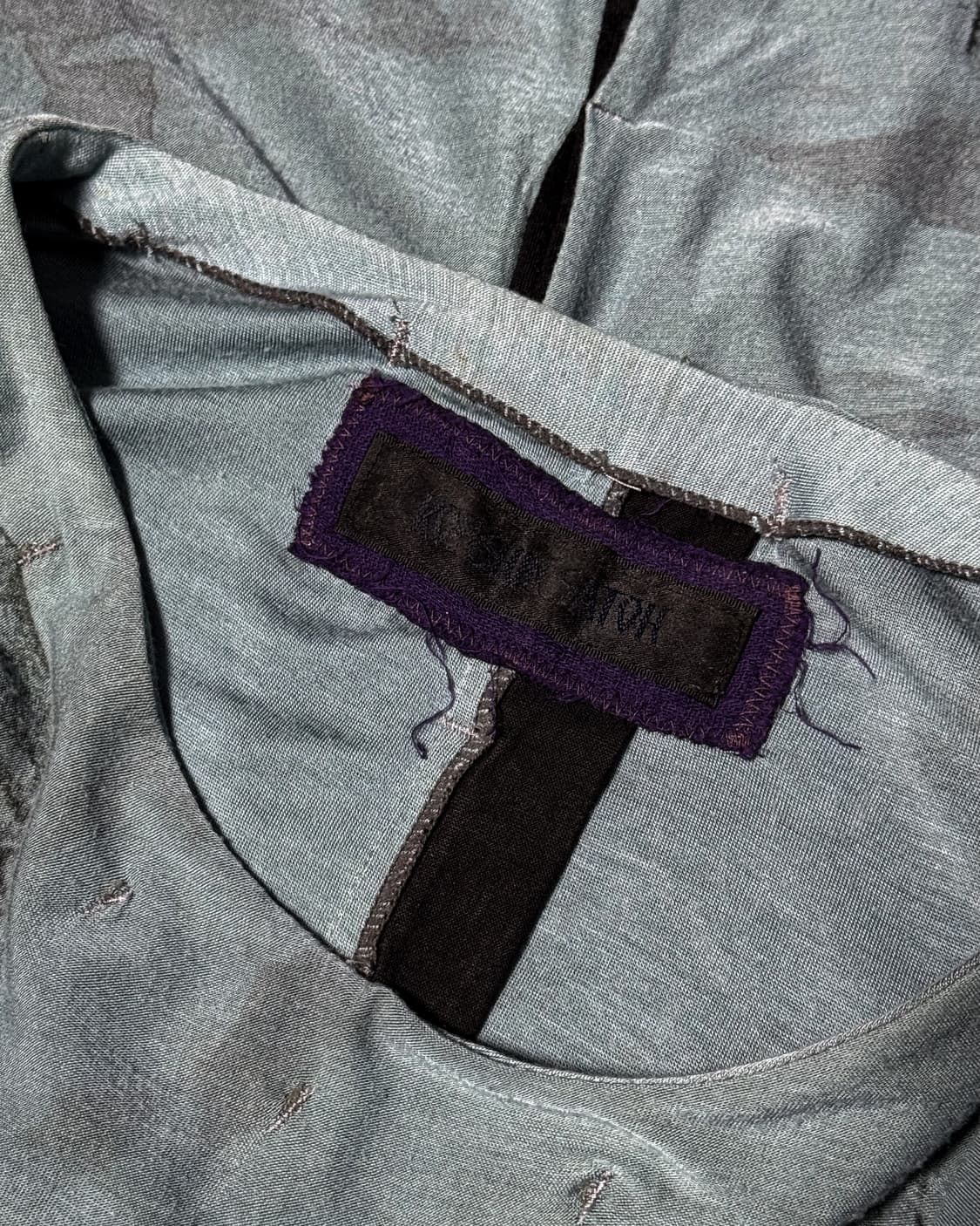 KOHSHIN SATOH Graphic slit detail T-shir 상품이미지10