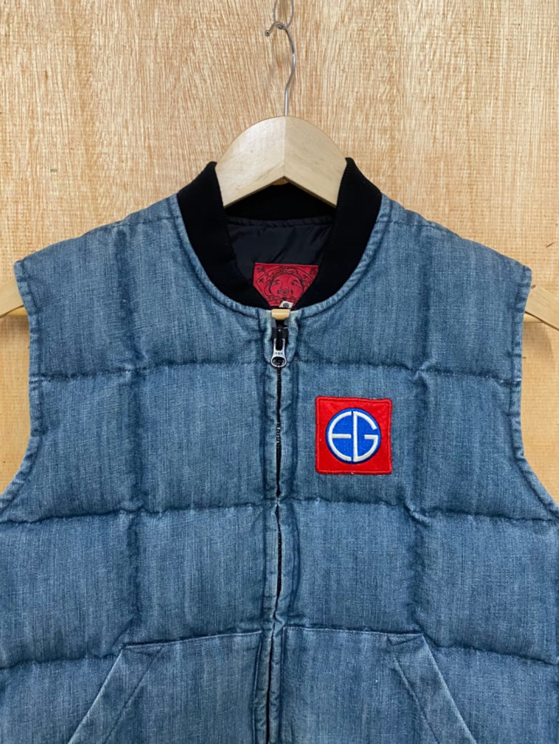 EVISU JAPAN denim padding vest 상품이미지4