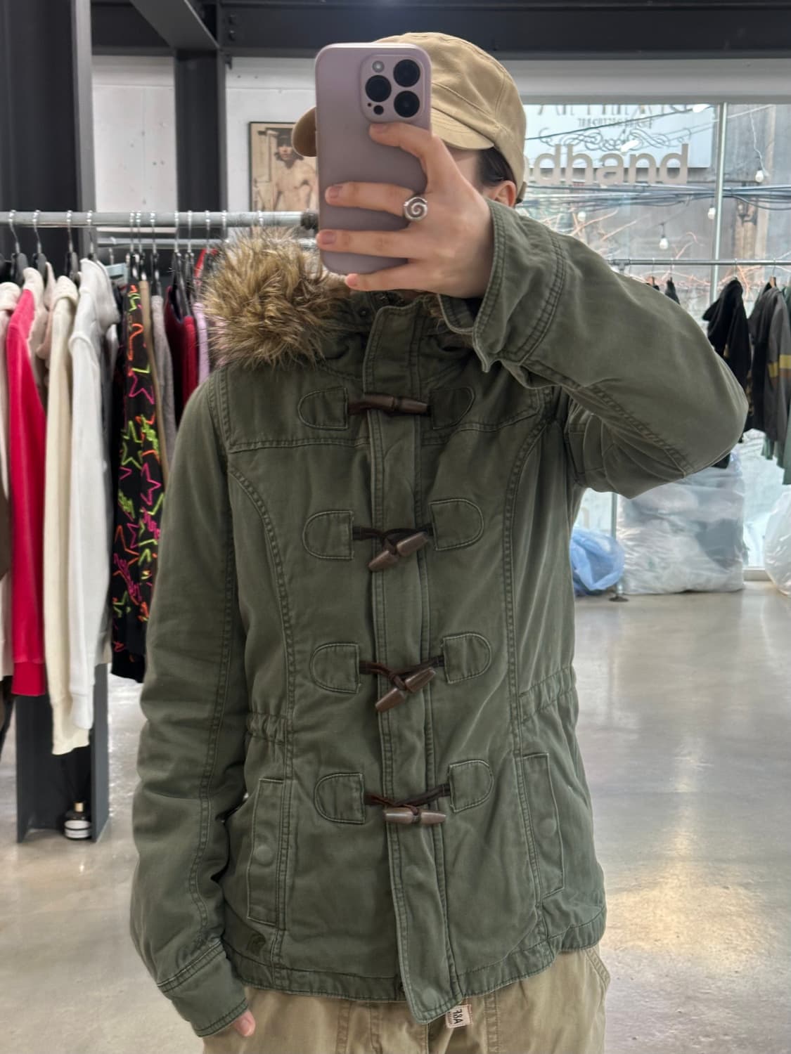 아베크롬비 Y2k 더플 울프죠 투웨이 야상자켓 상품이미지2