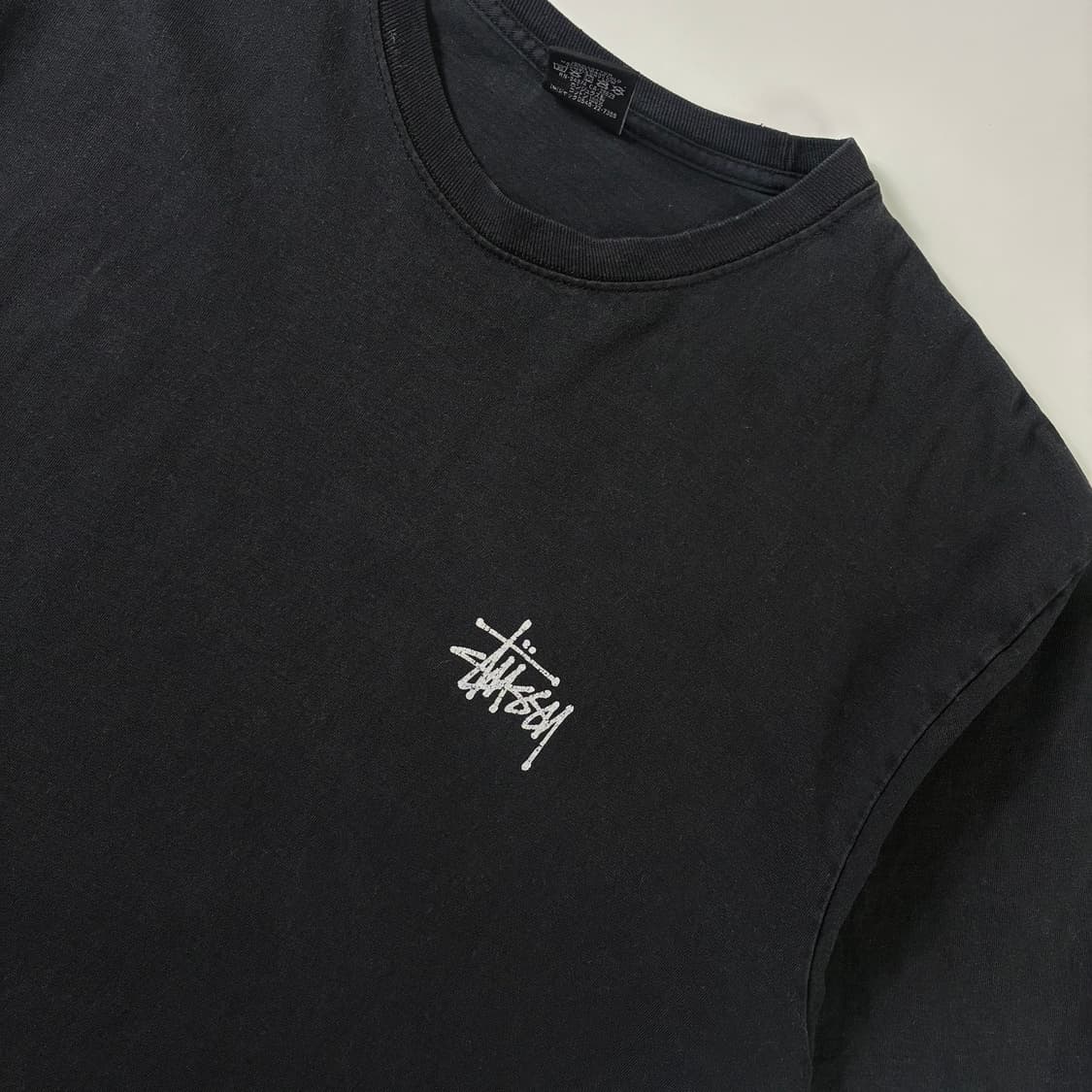 Stussy  스투시 베이직 블랙 반팔티셔츠  상품이미지4