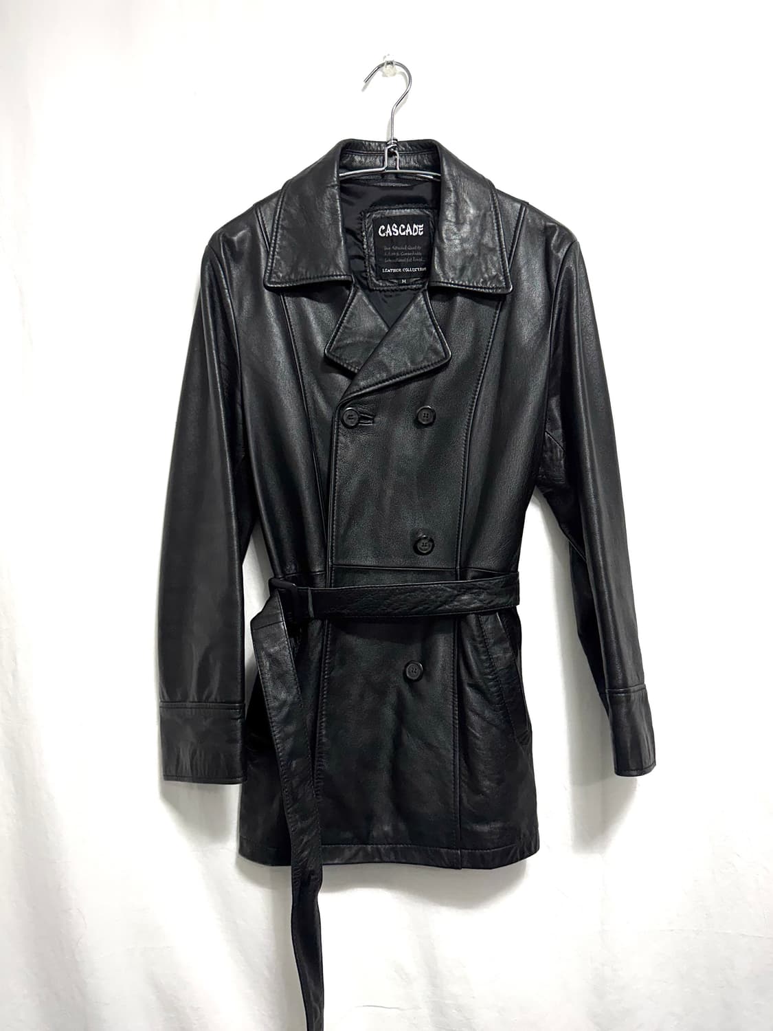 Lamb skin leather car coat 상품이미지1