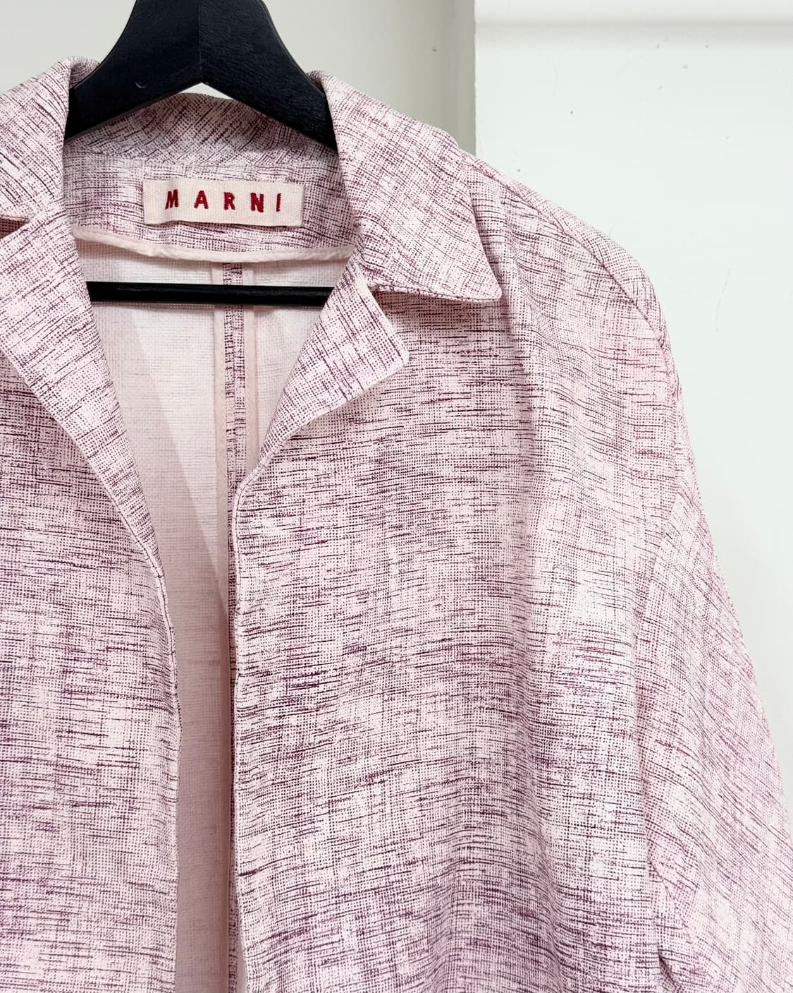 마르니 핑크 텍스처드 숕트 슬리브 자켓 상품이미지4