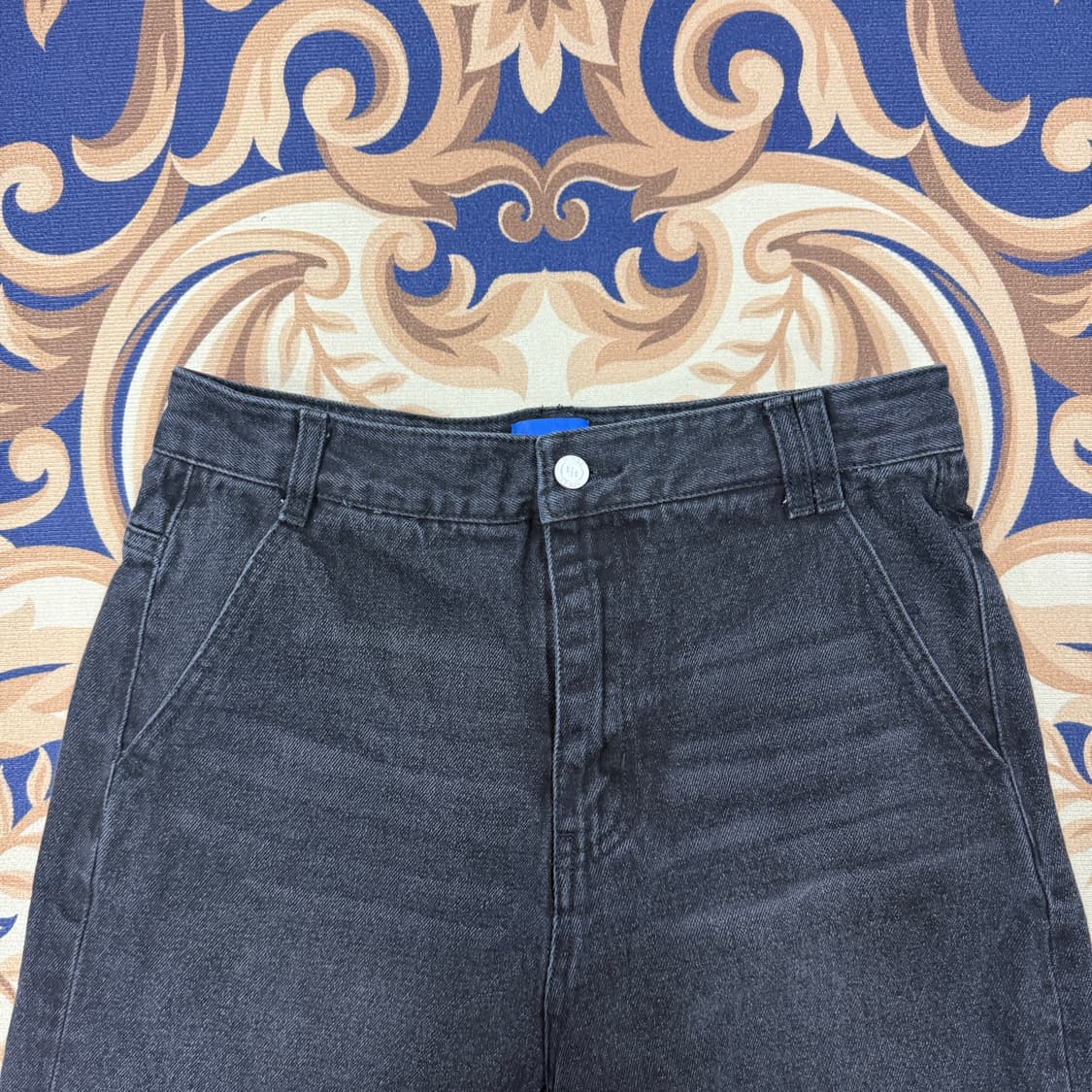 (30)데케트 DECET 흑청 와이드 데님팬츠 상품이미지2