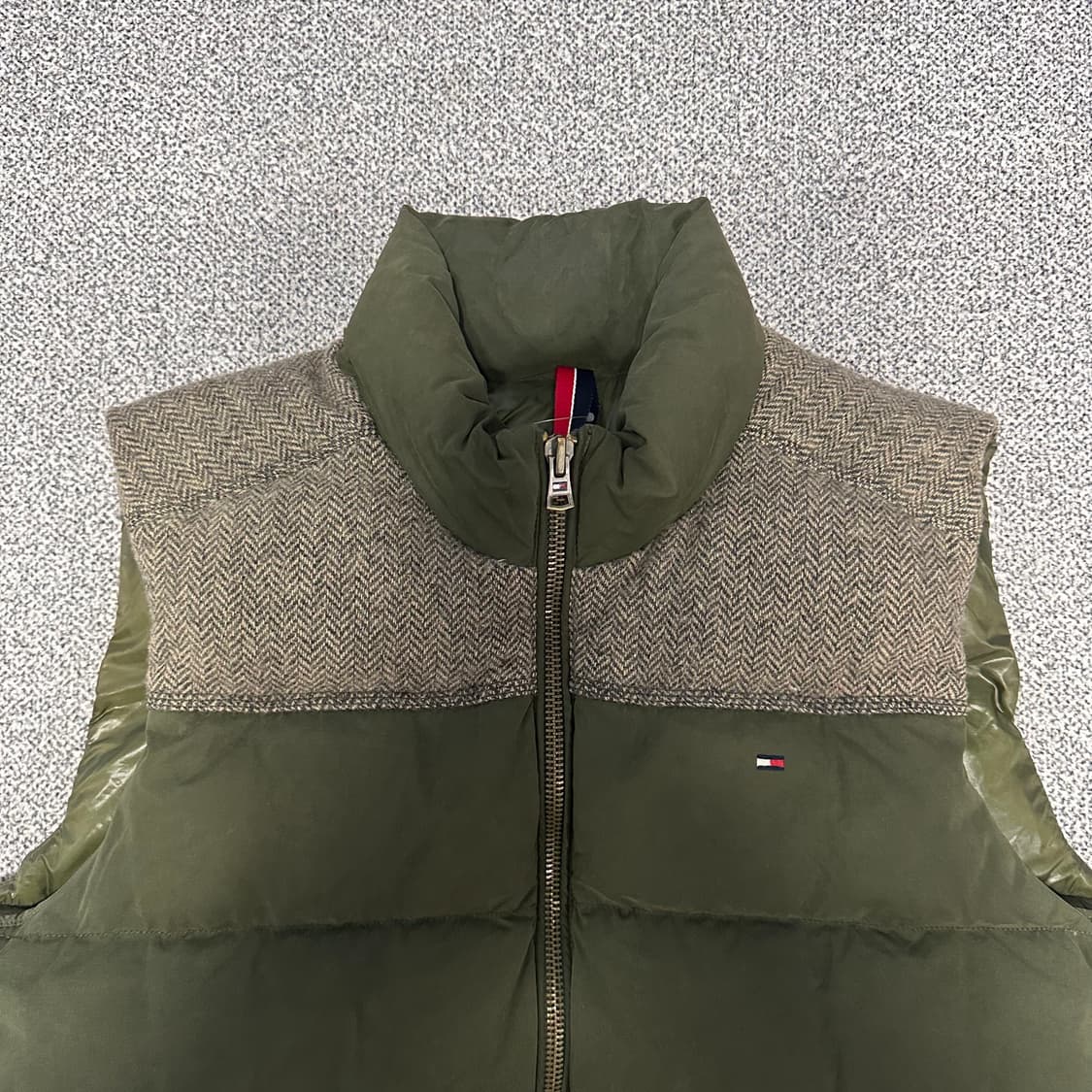 타미힐피거 헤링본 패딩 조끼 상품이미지2