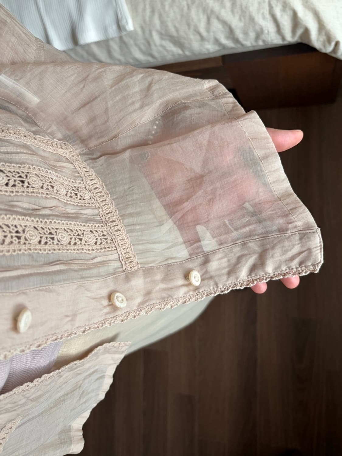 sheer blouse 상품이미지2