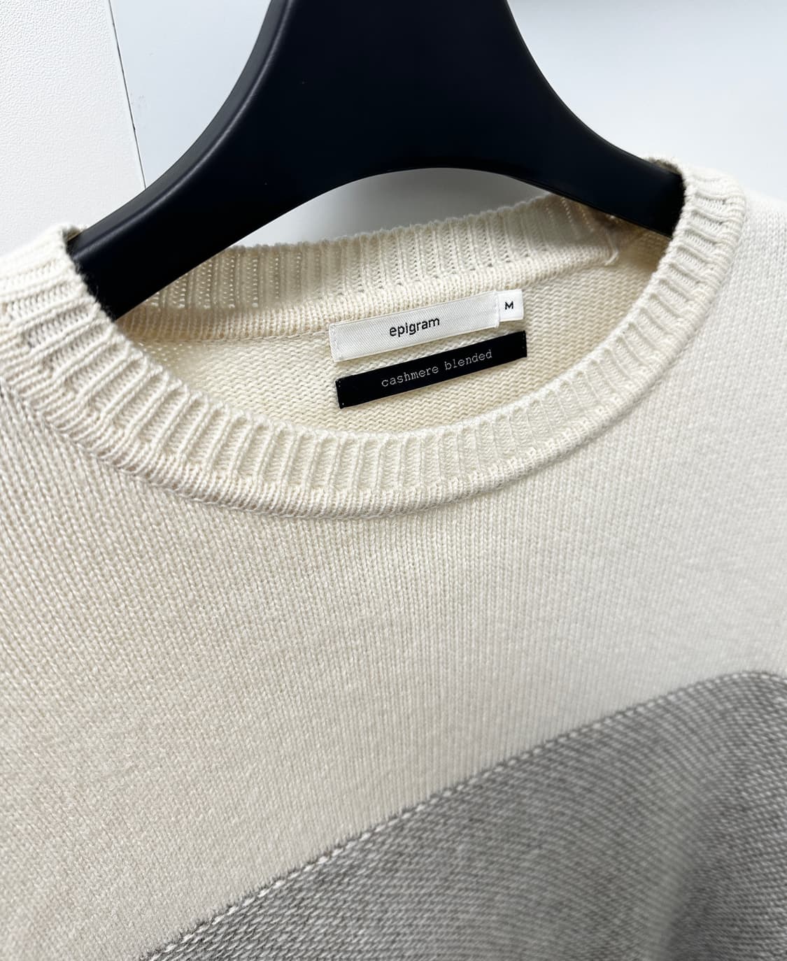 에피그램 남성 울 캐시미어 혼방 니트 / M사이즈 상품이미지3