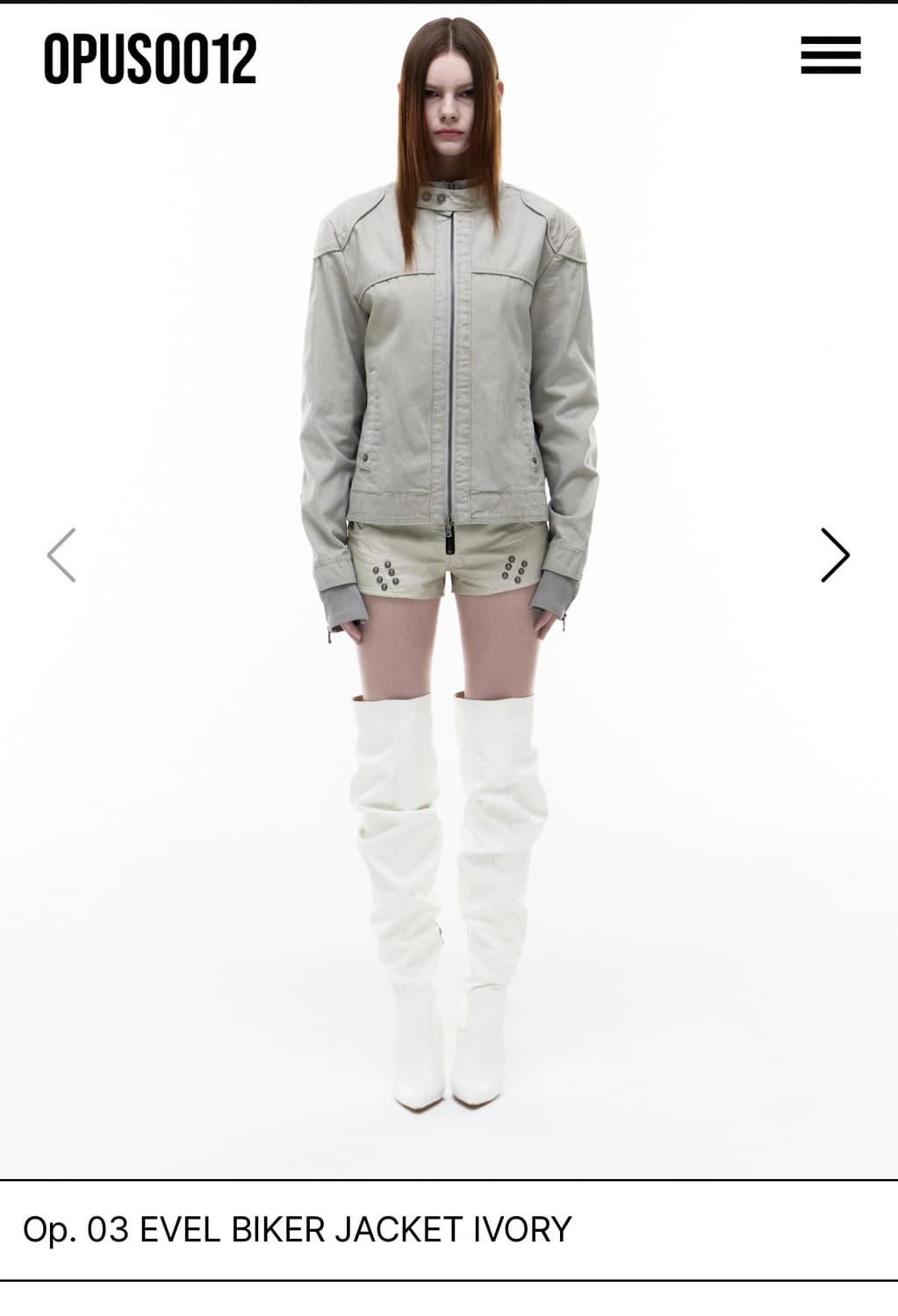 오퍼스 바이커 자켓 m 구합니다 상품이미지1