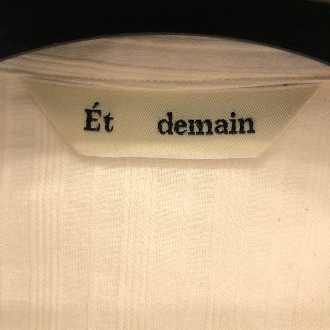 Et demain 엣드맹(새상품) 슬리브코튼 오버셔츠 FREE 상품이미지5