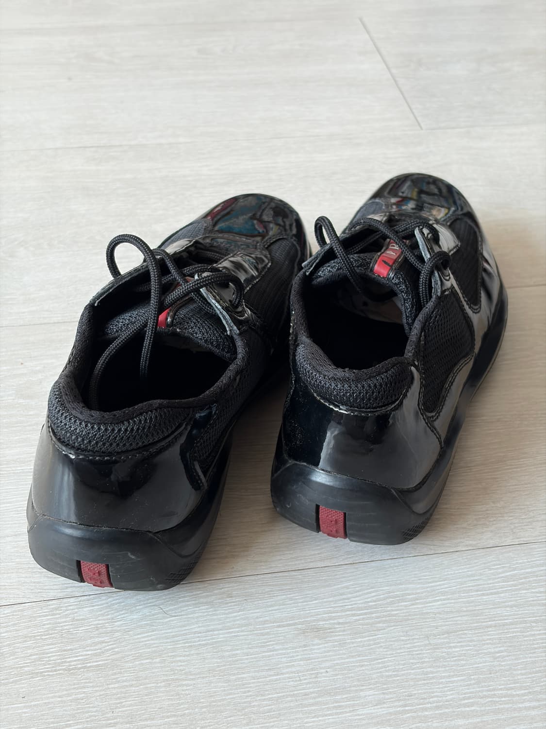 프라다 아메리카컵 블랙 에나멜 상품이미지6