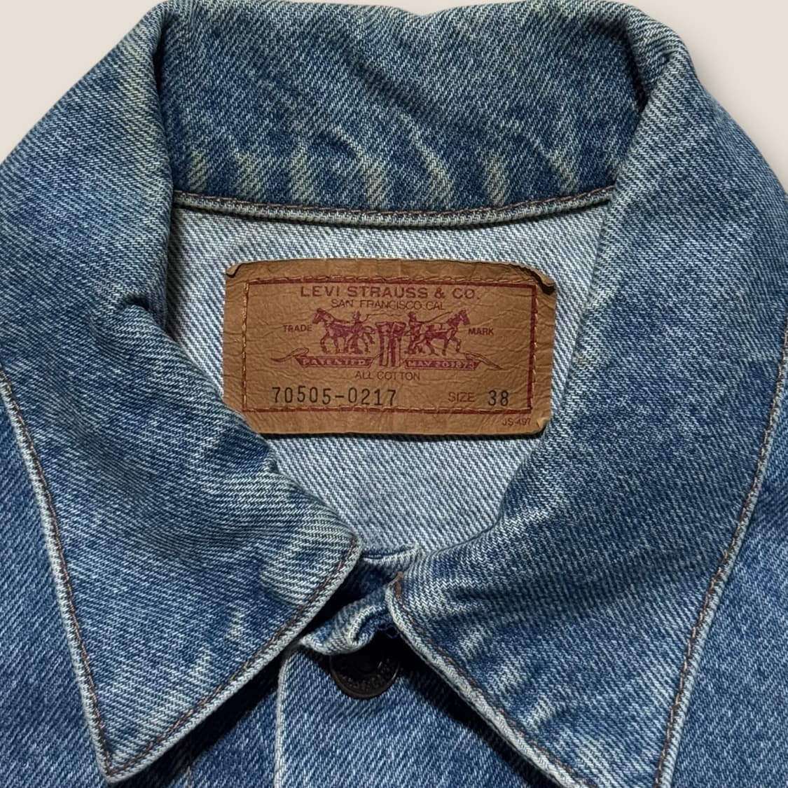 90s 리바이스 70505 3rd 데님 자켓 3이스 상품이미지4