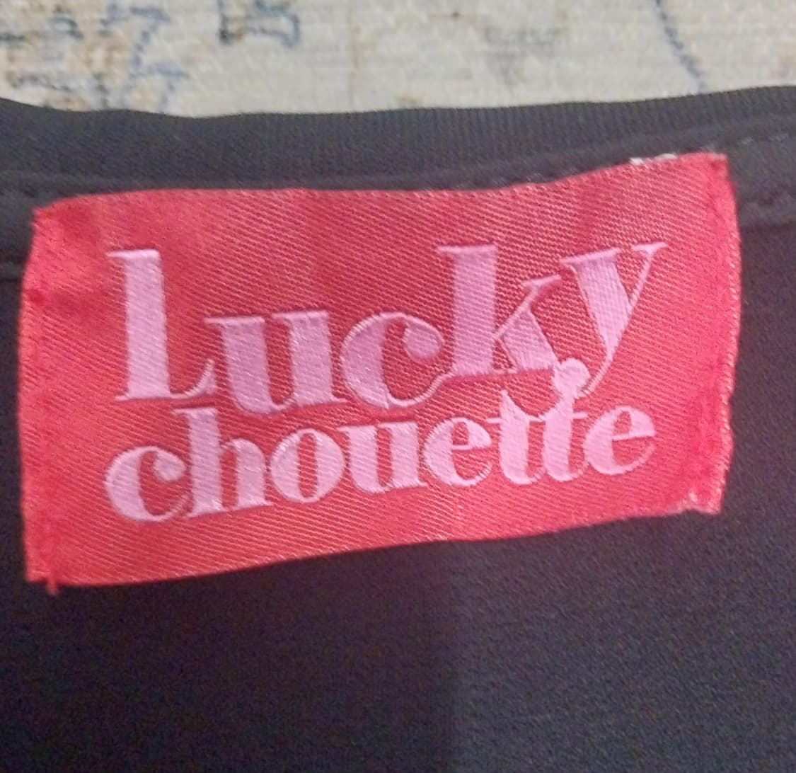 Lucky Chouette 프릴 카라 블랙 원피스 38 (55반까지) 상품이미지3