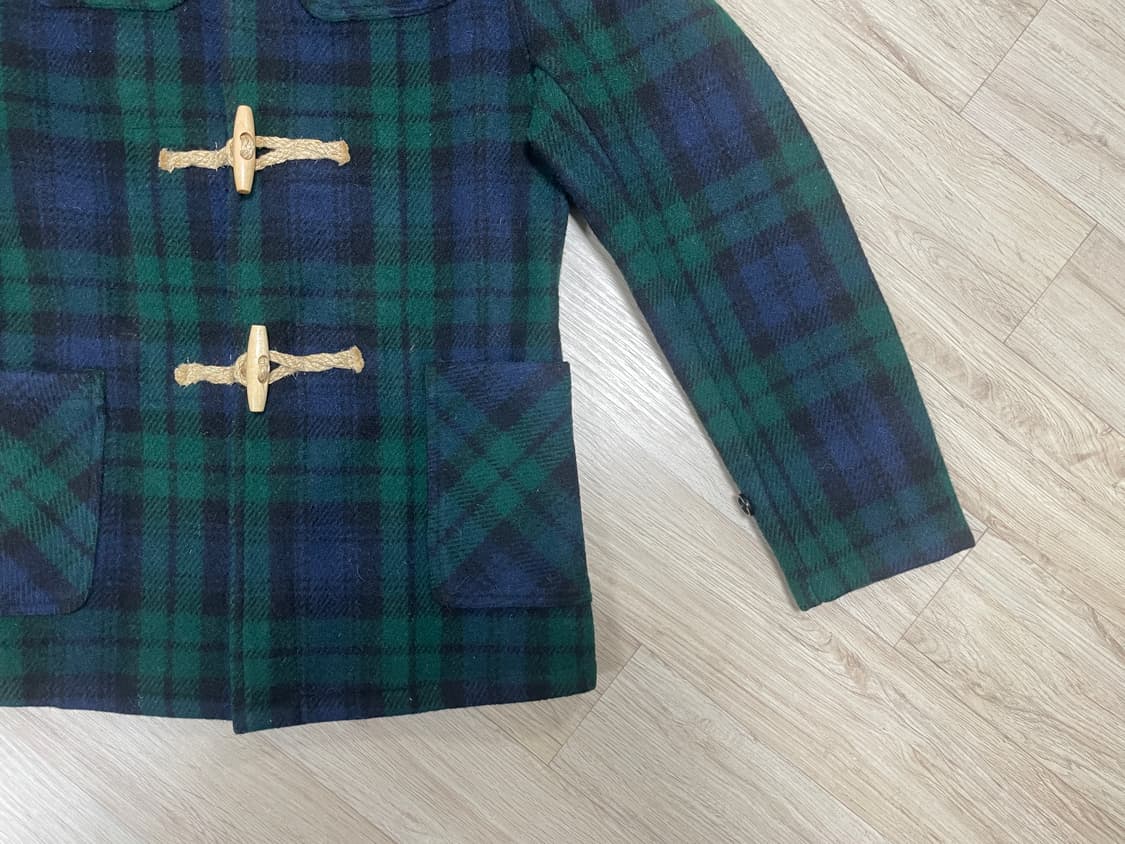 55~66) 피델리티 여성 블랙와치 더플코트(폴로&리바이스) 상품이미지5