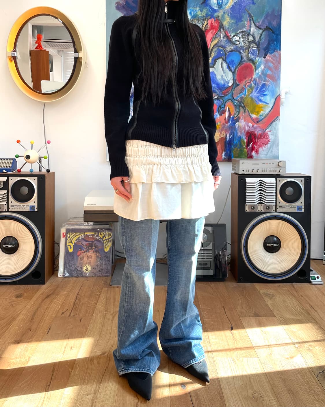 [30] 디젤 부츠컷 데님 팬츠 상품이미지4