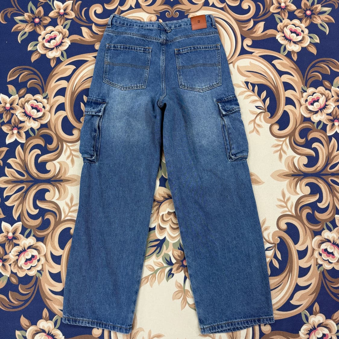 (1)디미트리 블랙 Dimitri black 카고 워싱 데님팬츠 상품이미지5