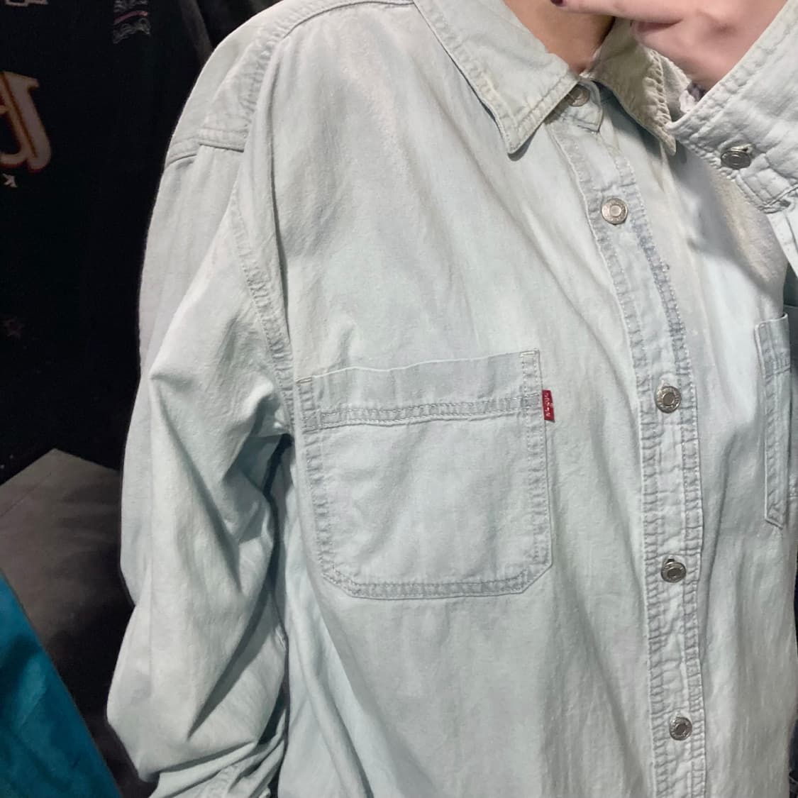 [IM] 리바이스 연청 데님 셔츠 상품이미지5