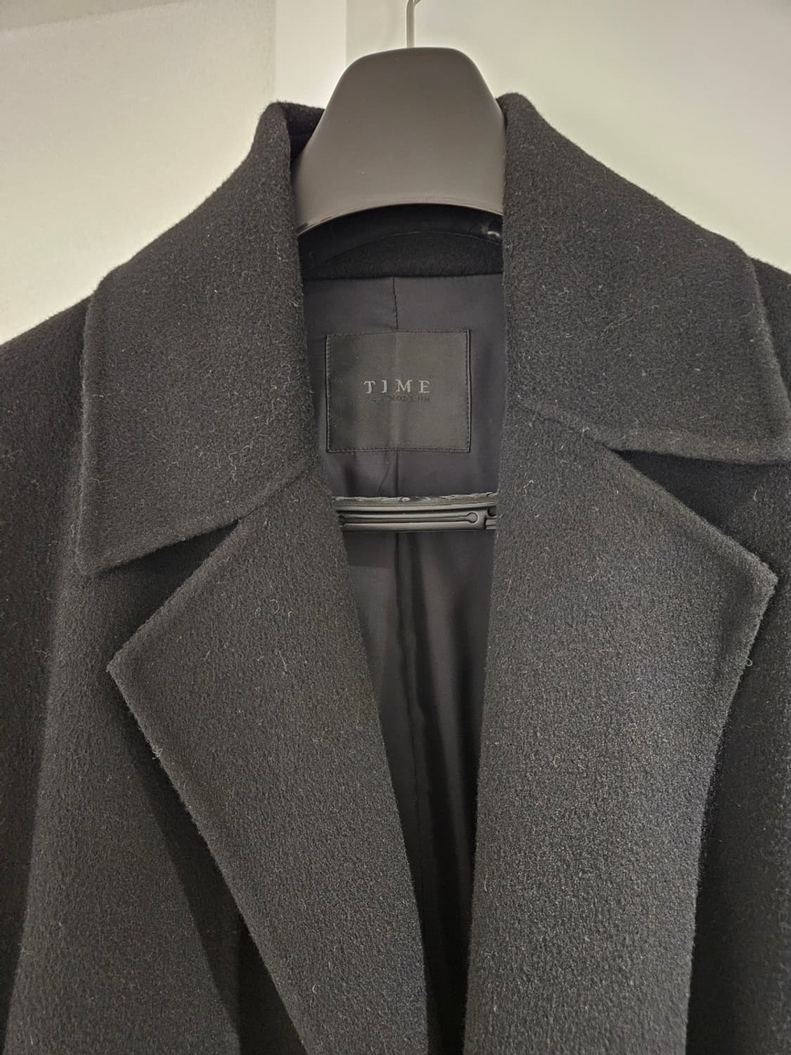 타임옴므 로브코트 블랙  상품이미지2