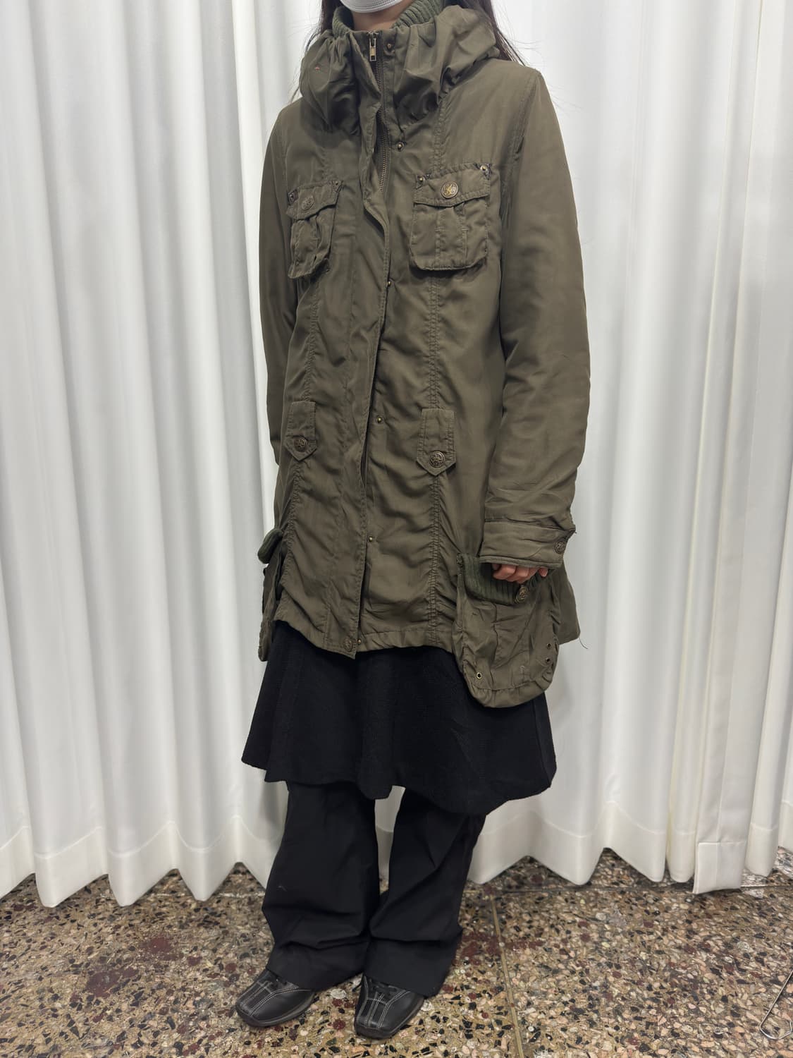 khaki multi pocket jacket 상품이미지4