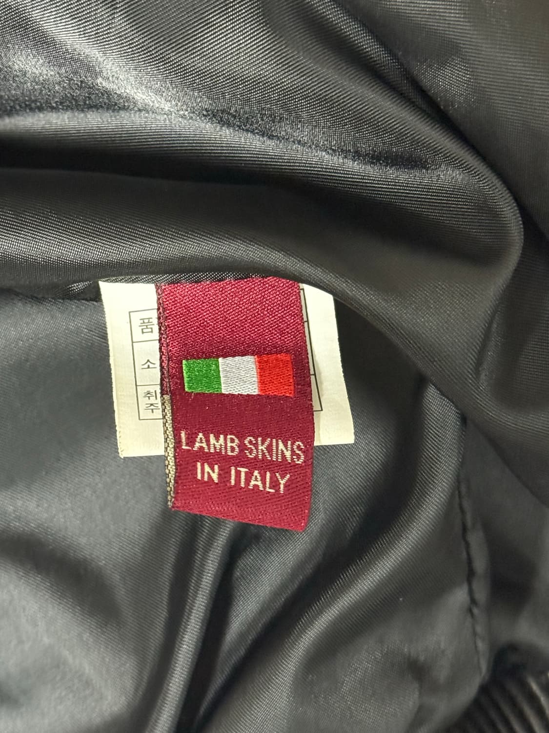 이테리 램스킨 양가죽 레더 자켓 상품이미지3