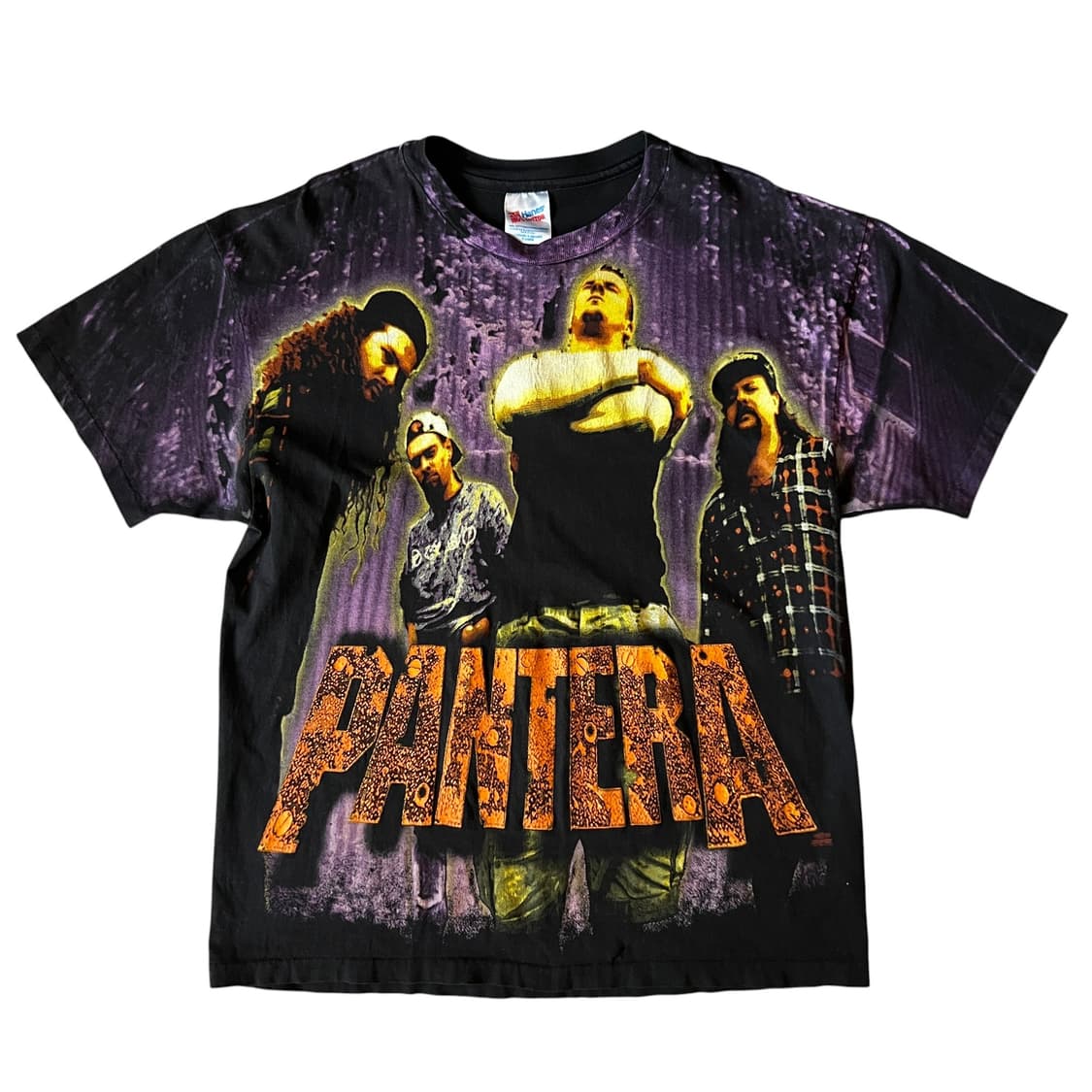 빈티지 90s Pantera 올오버프린트 티셔츠 상품이미지1