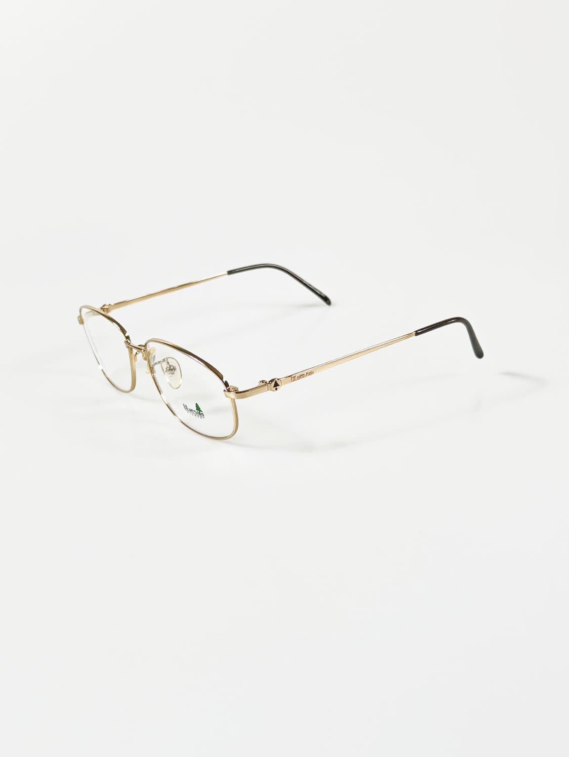 90s BLUESAIN 골드 슬림 스퀘어 메탈 빈티지 안경 상품이미지3