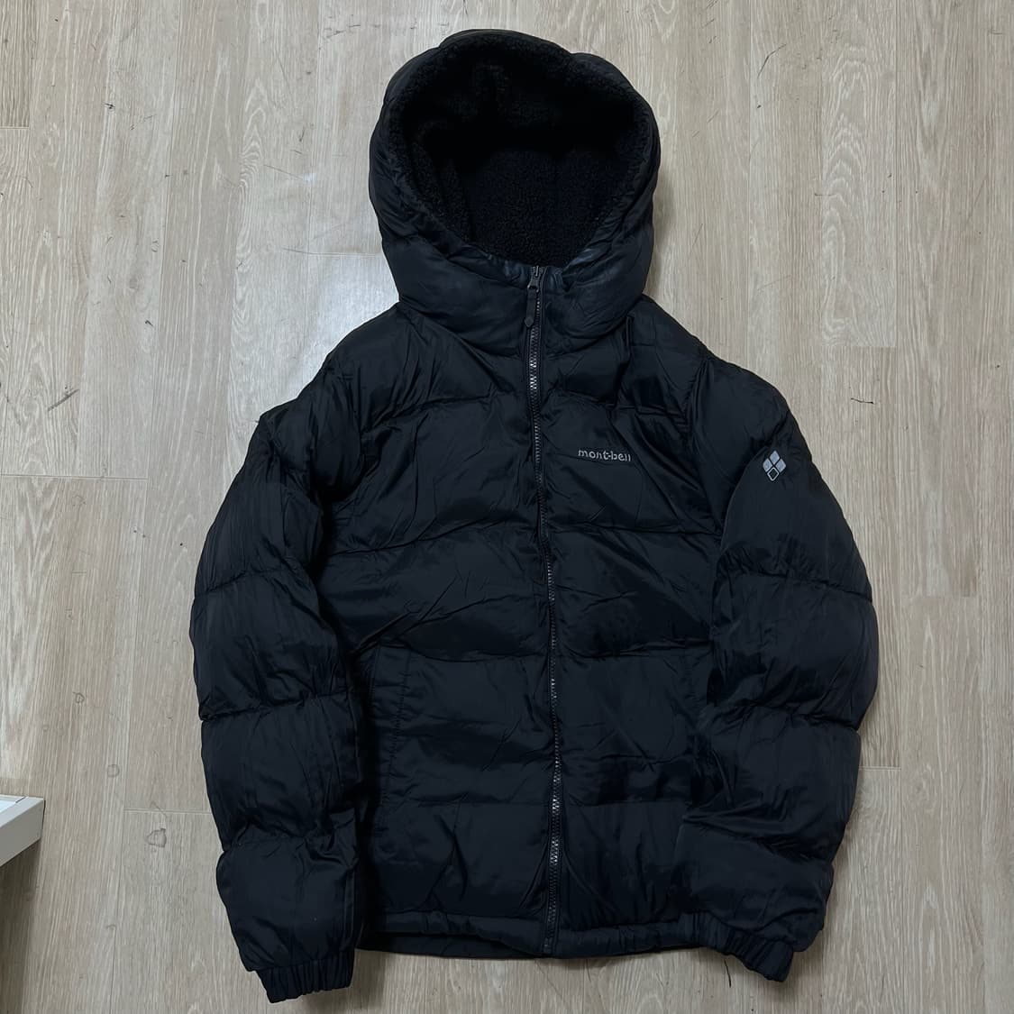 몽벨 리버시블 플리스 푸퍼 패딩 M/95  상품이미지1