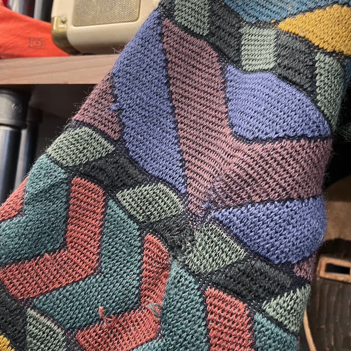 빈티지 쿠지 스타일 케이블 패턴 가디건 니트 스웨터 N207 상품이미지7