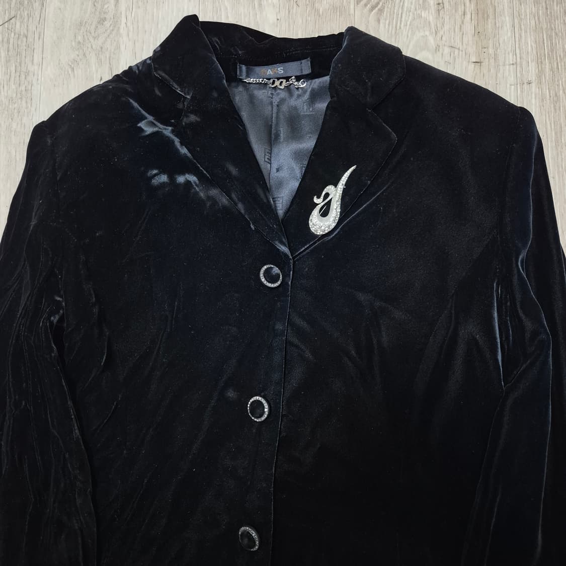 닥스 런던 여성 심볼 벨벳 싱글 블레이저 정장자켓 91-160 상품이미지2