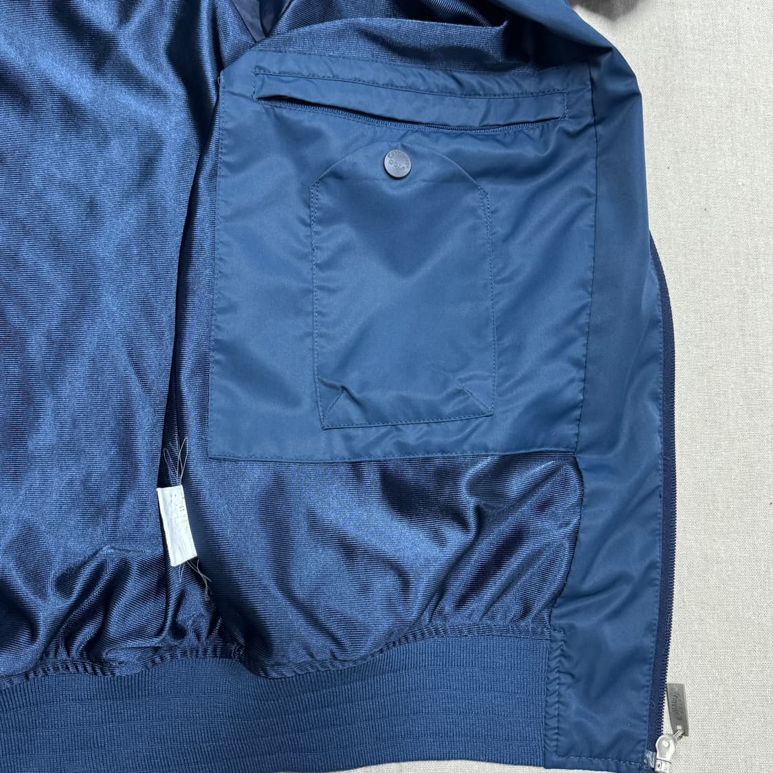 켈러웨이 재팬 나일론 네이비블루 자수 집업 자켓 M 상품이미지5