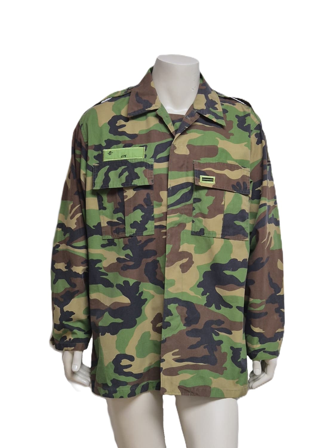 육군 구형 1군단 일병 후기형 동계 위장복 전투복 상의 자켓 (XXL) 상품이미지1