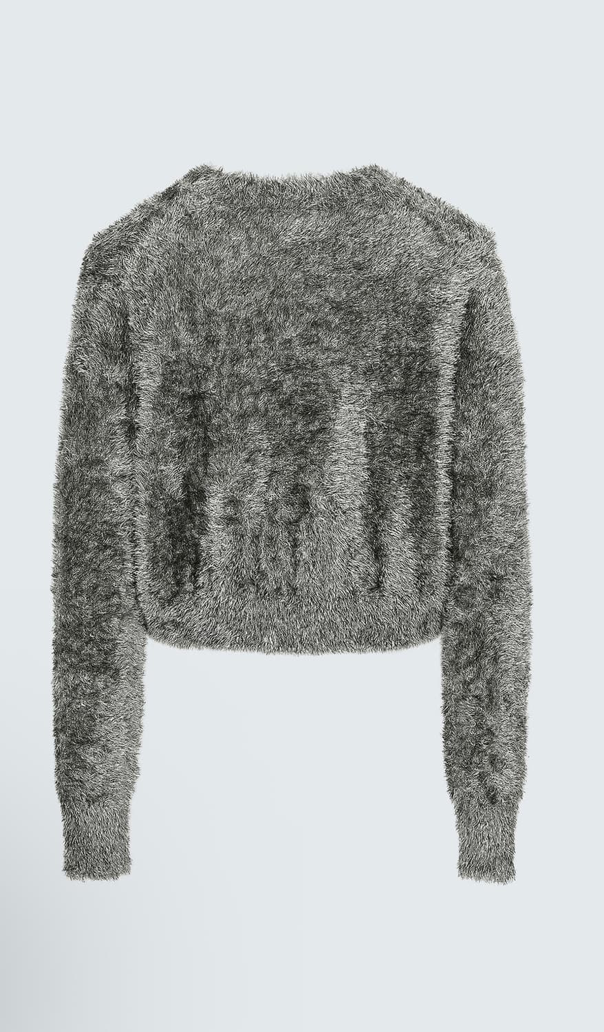 한섬TIME 타임 플러피 버튼 업 니트 가디건 상품이미지3