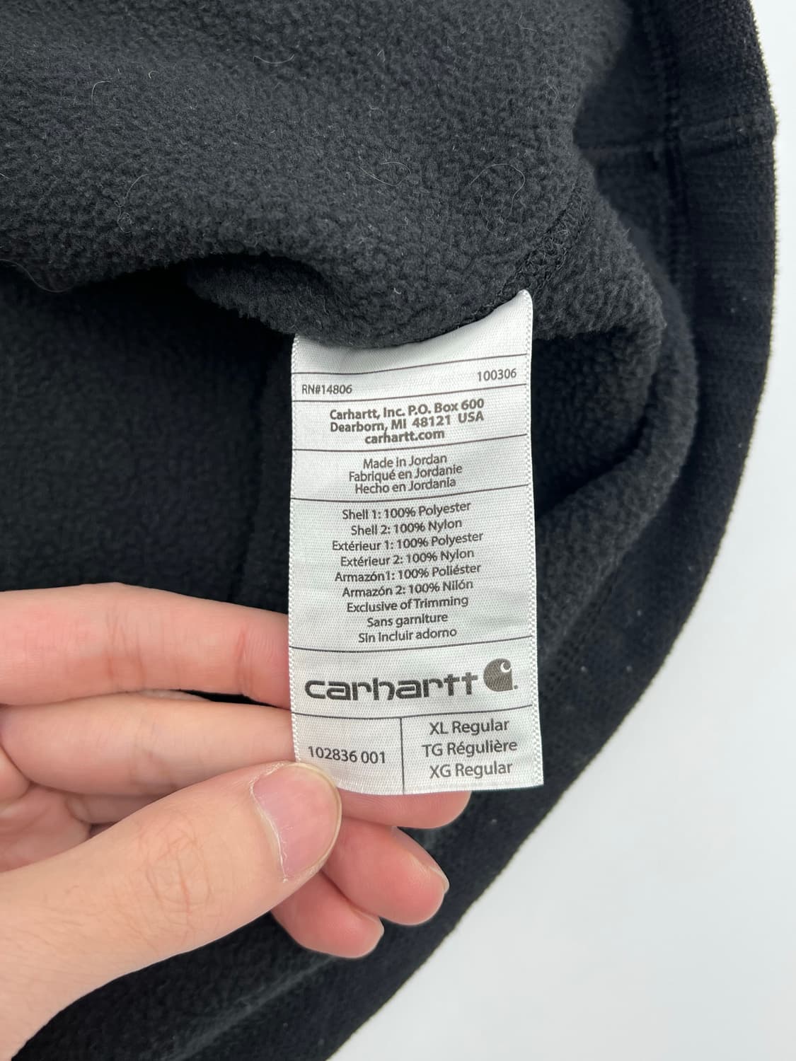 칼하트 플리스 아노락 상품이미지4