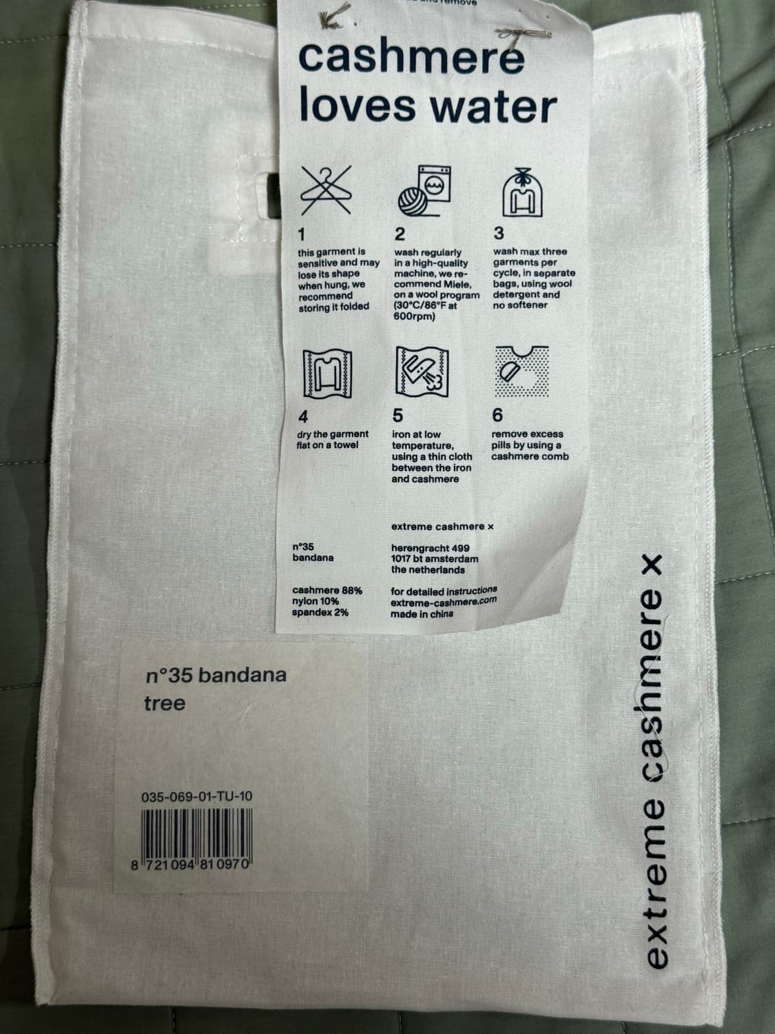 익스트림 캐시미어 26ss머플러 반다나 TREE 상품이미지3