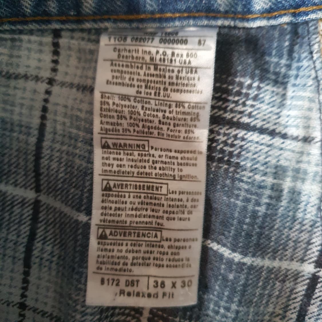 05s 칼하트 헤비 데님 팬츠 No.56 상품이미지6