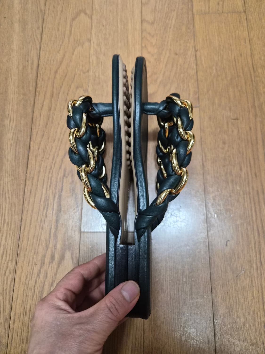 (정품) 보테가베네타 나파가죽 슬리퍼 36.5 (명품 샌들 여자 신발) 상품이미지5