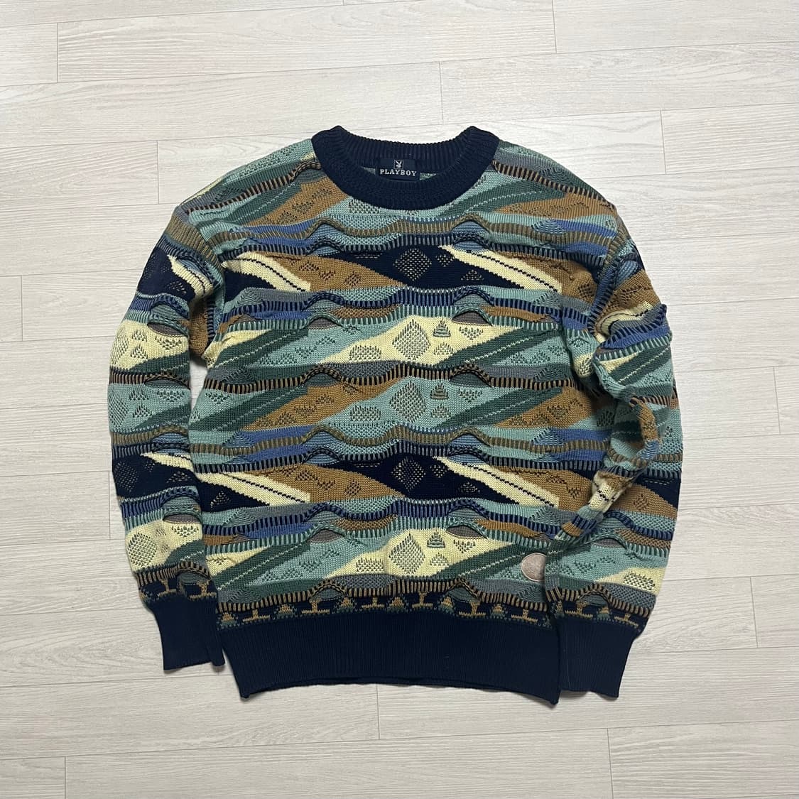 플레이보이 케이블 니트 M 상품이미지1