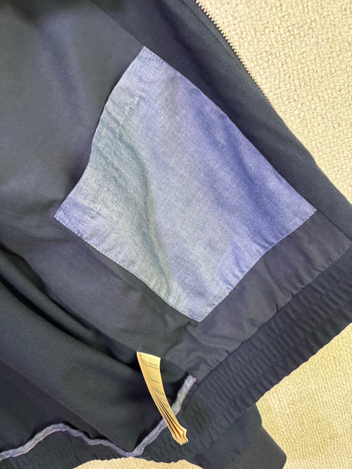 네덜란드 Scotch & Soda 남성 봄버 자켓 네이비 상품이미지9