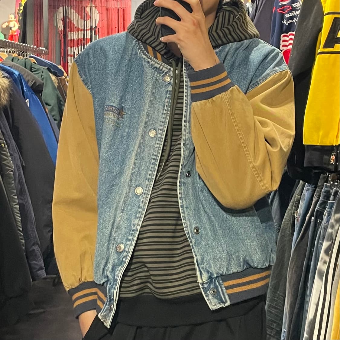 [IM] VTG 빈티지 데님 바시티 자켓 상품이미지5