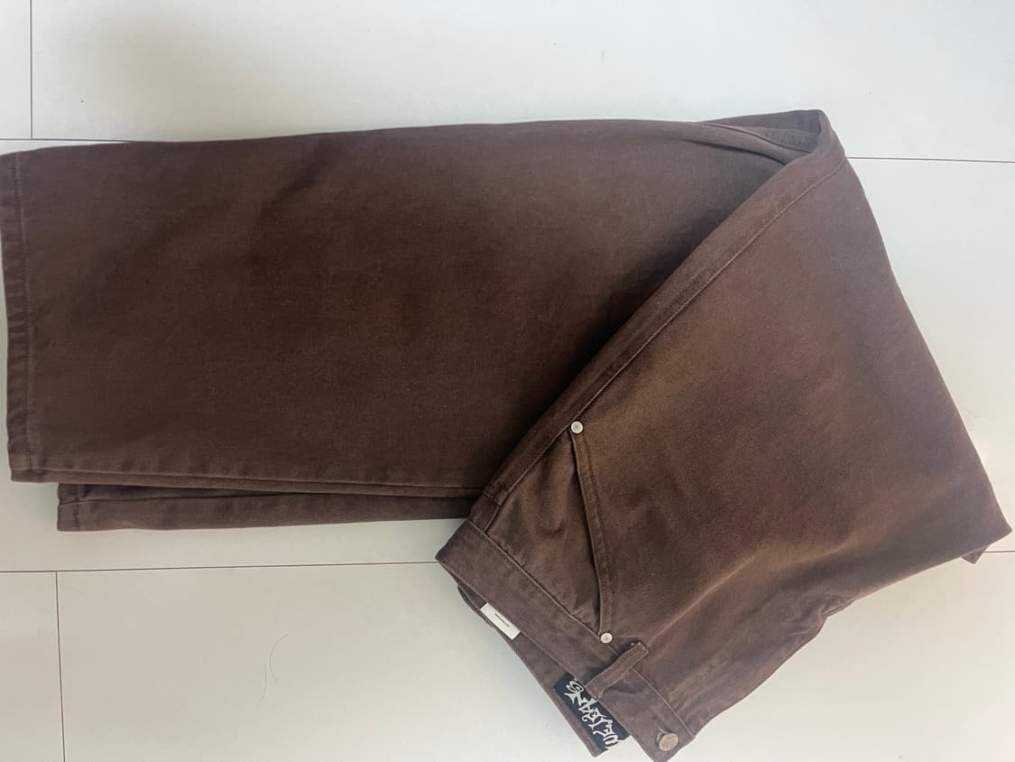 스웨이드 CONTOUR POCKET 데님 브라운 상품이미지2