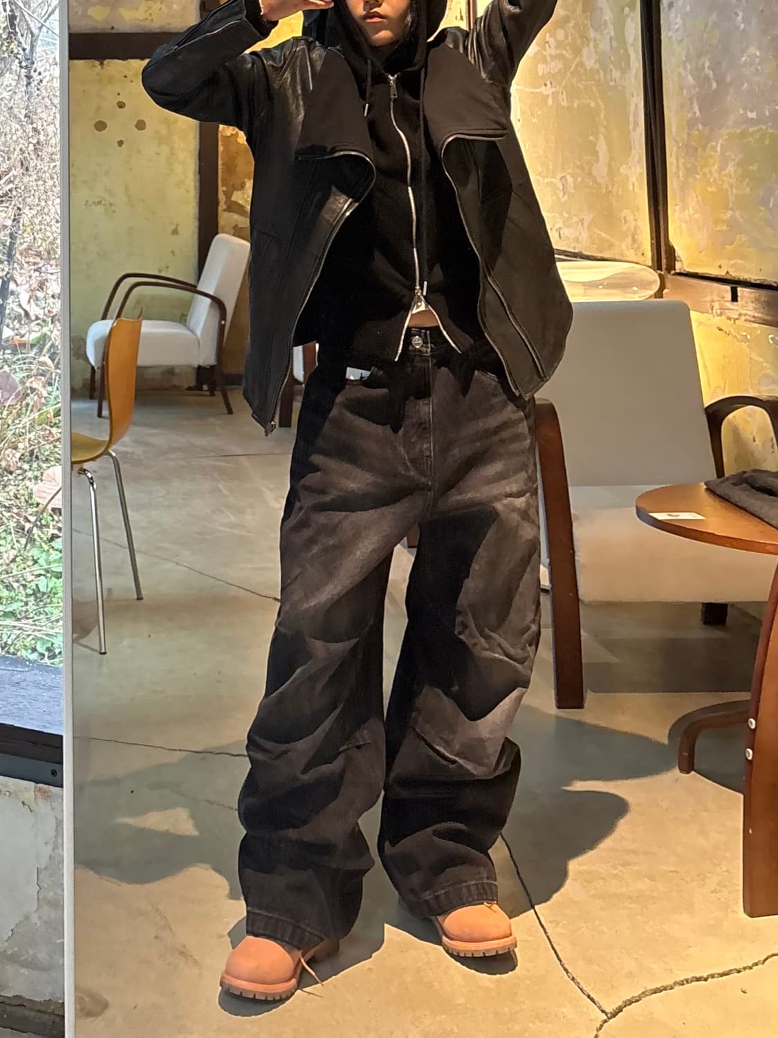 Insilence 헤비 데님 팬츠  상품이미지3