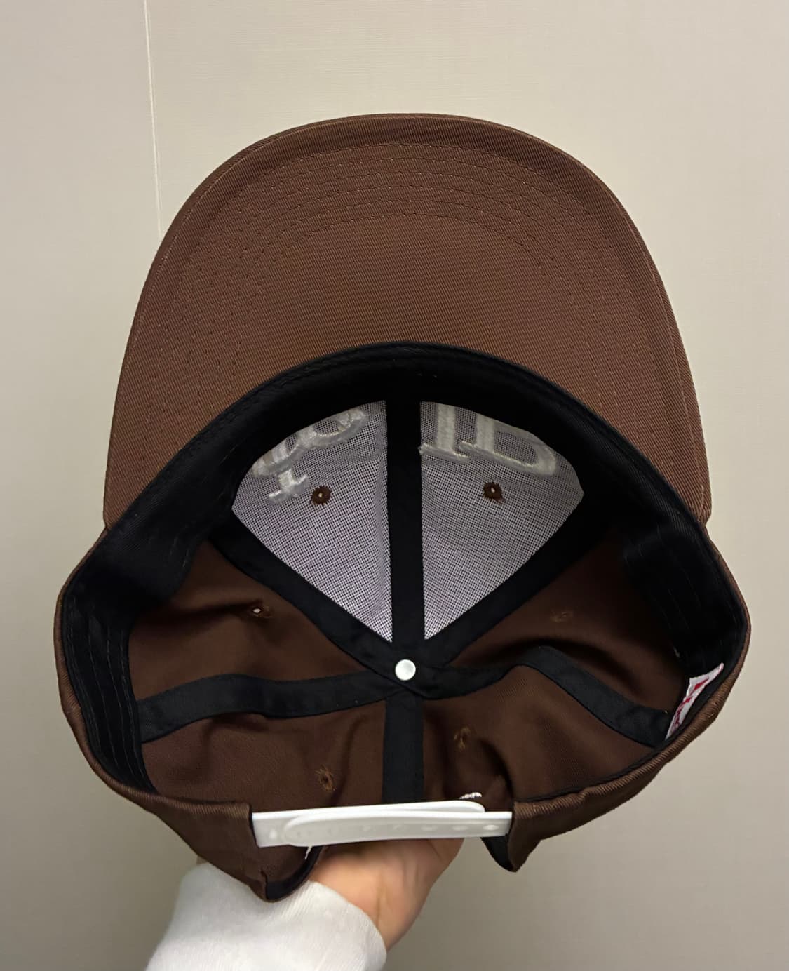 (F)라브로스 LT LB 자수 6패널 볼캡 모자 브라운 상품이미지7