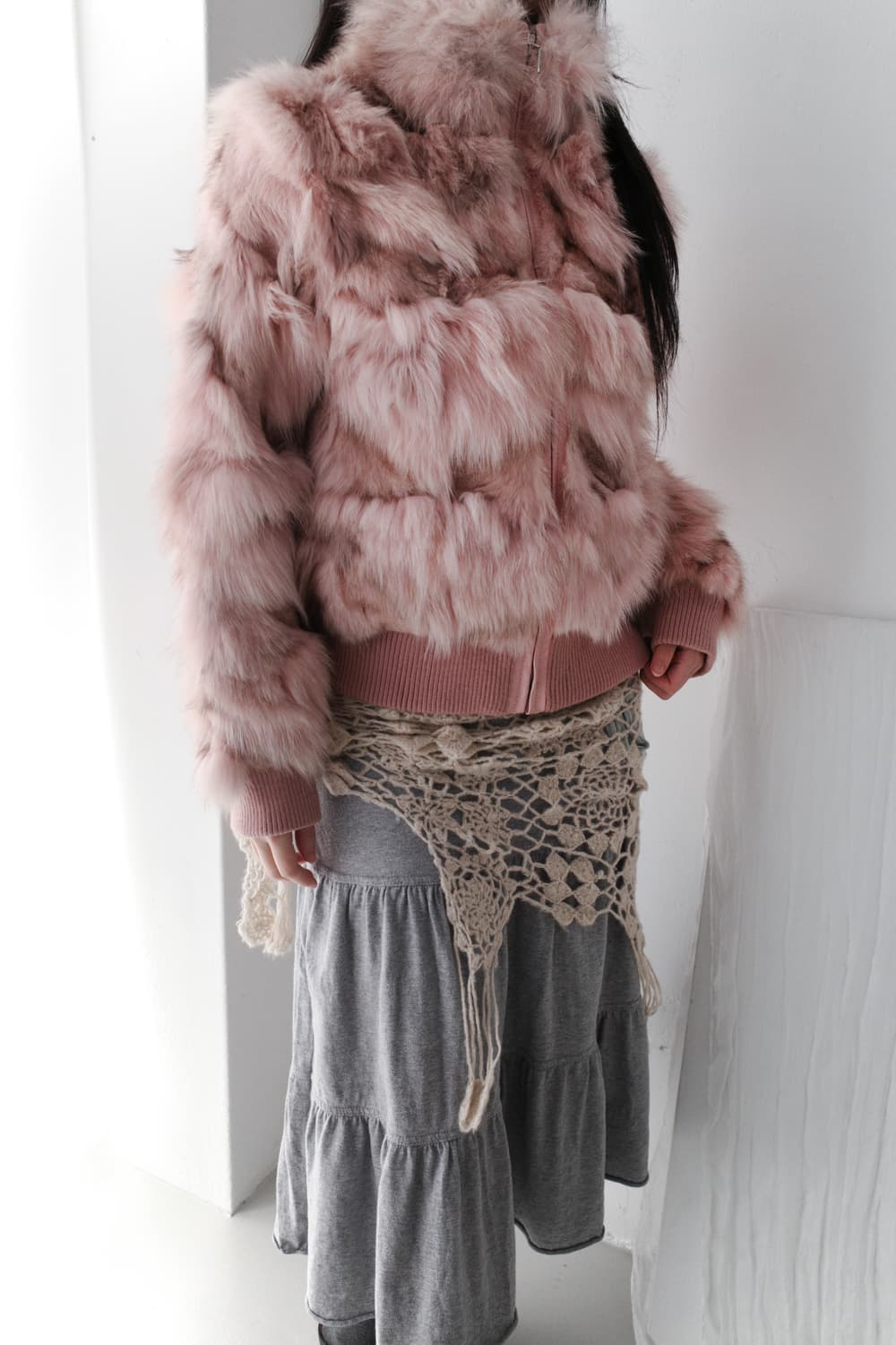 rabbit fur jacket 상품이미지7