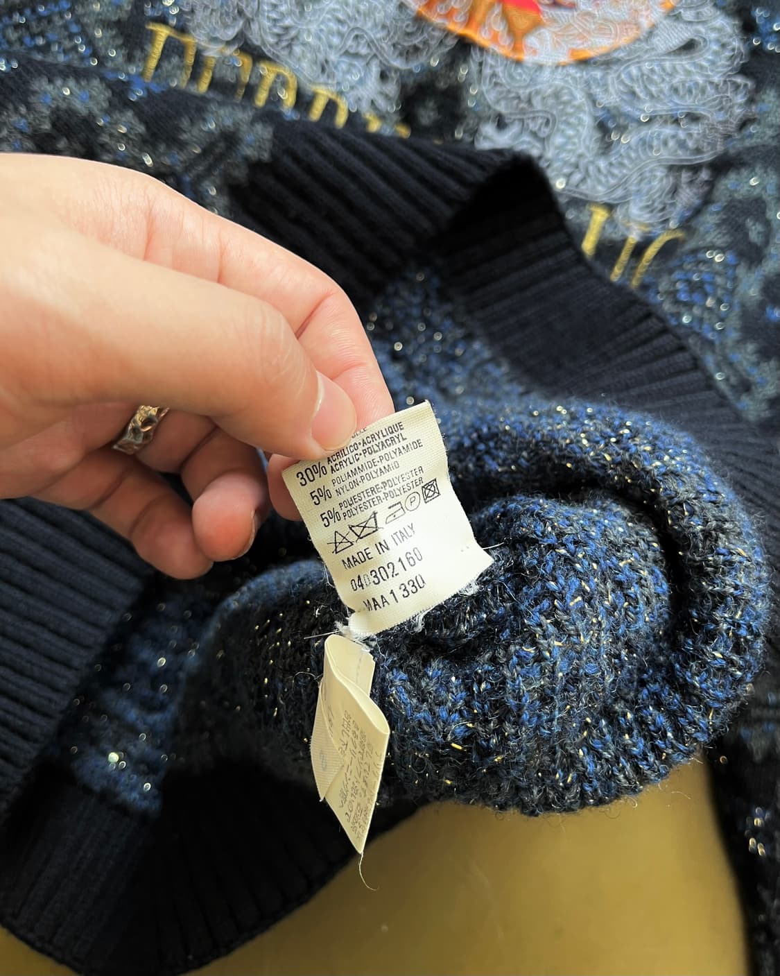 1990s Gianfranco Ferre Oriental Knit 상품이미지9