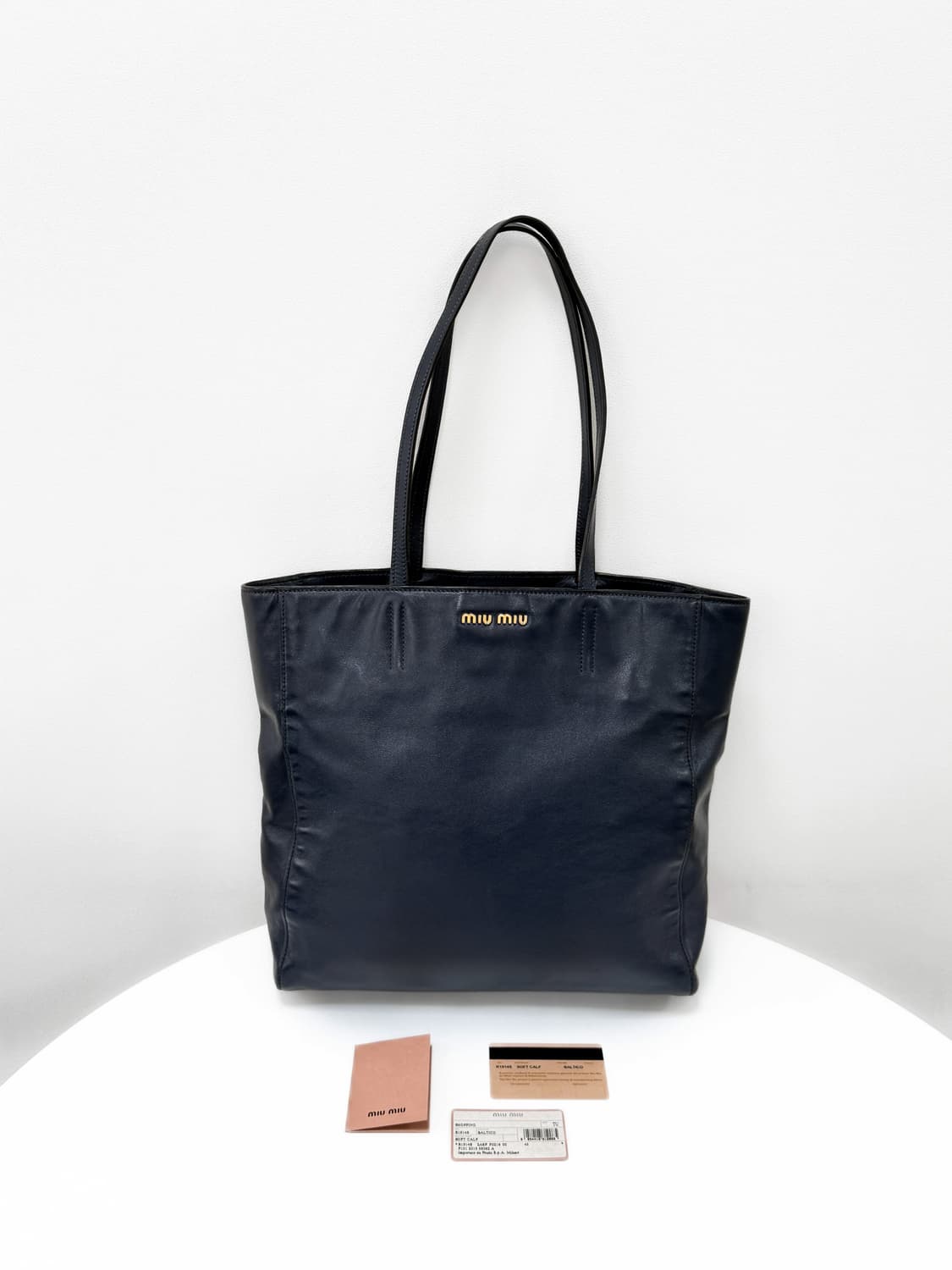 미우미우 소프트 카프스킨 쇼퍼백 R1914S 상품이미지1