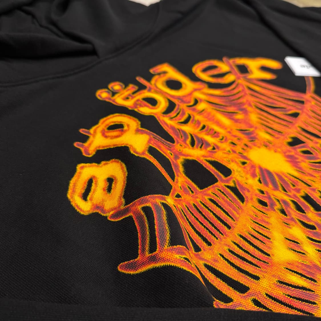 Sp5der 스파이더 후드 블랙 상품이미지2