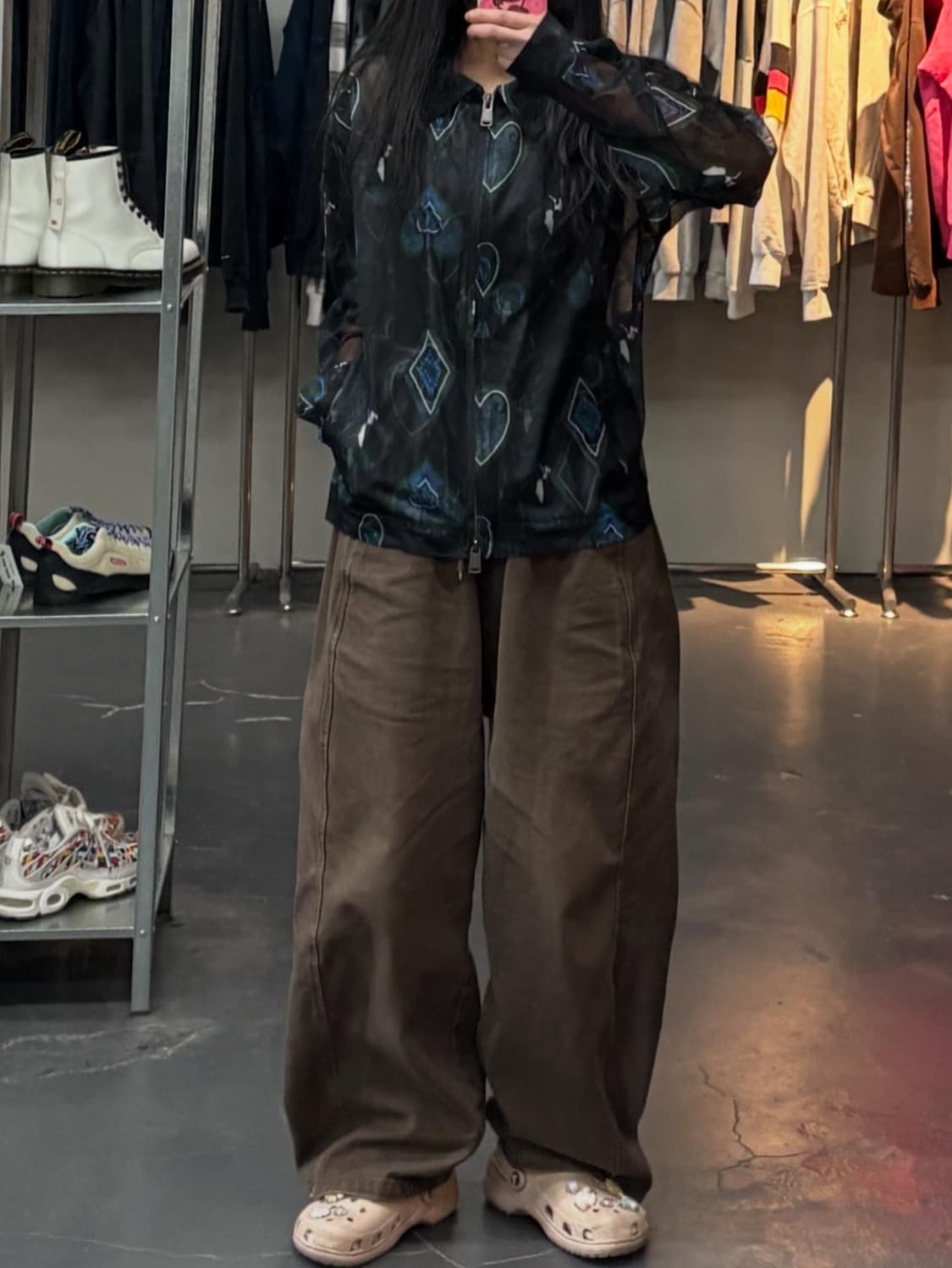 앤더슨벨 쉬어 매쉬 집업 자켓 A3418 상품이미지1